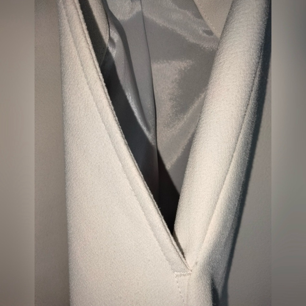 SPANX Cream (XL) Opacity Crepe Wide Leg Pants - Picture 7 of 9